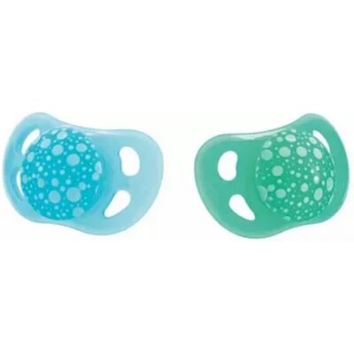 Tétines Twistshake Orthodontiques Bleu/Vert - 0-6 mois 2 pcs - Publicité Tétines Twistshake Orthodontiques Bleu/Vert - 0-6 mois 2 pcs - Publicité