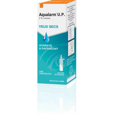 Bausch & Lomb Aqualarm Up Collyre - Yeux Secs - Publicité Bausch & Lomb Aqualarm Up Collyre - Yeux Secs - Publicité