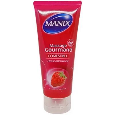 Manix Violet Gel de Massage Gourmand à la Fraise - Gel de Massage - Publicité Manix Violet Gel de Massage Gourmand à la Fraise - Gel de Massage - Publicité