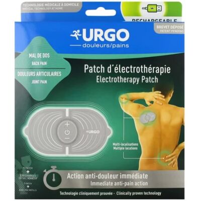 Panse electrothérapie rechargeable Urgo - Soulagement des douleurs musculaires et articulaires - Publicité Panse electrothérapie rechargeable Urgo - Soulagement des douleurs musculaires et articulaires - Publicité