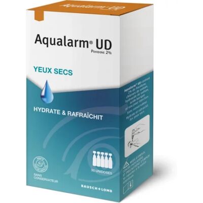 Bausch & Lomb Aqualarm UD Gouttes Ophtalmiques - Soulagement & Hydratation - Publicité Bausch & Lomb Aqualarm UD Gouttes Ophtalmiques - Soulagement & Hydratation - Publicité