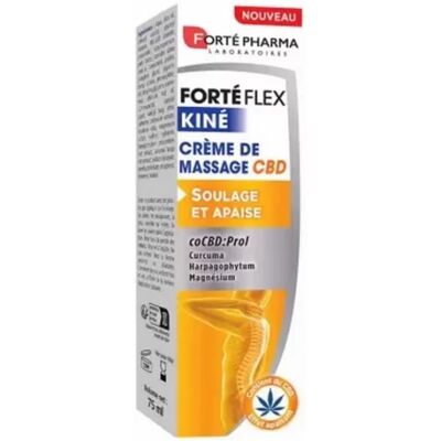 Forté Pharma - Forté Flex Kiné - CBD - Crème de massage - Publicité Forté Pharma - Forté Flex Kiné - CBD - Crème de massage - Publicité