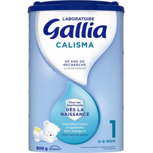 GALLIA Calisma 1 Lait pour nourrisson 0-6 mois - Soutient croissance & immunité - Publicité GALLIA Calisma 1 Lait pour nourrisson 0-6 mois - Soutient croissance & immunité - Publicité