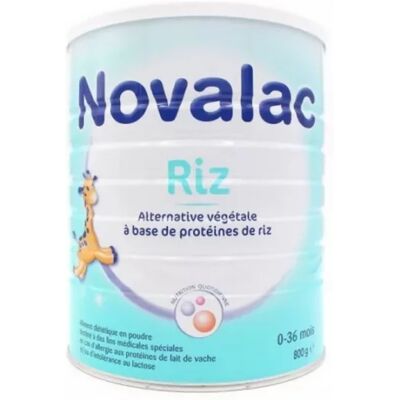 Parapharmacie en ligne > Bébé & Maman > Alimentation bébé Novalac Alternative Végétale Riz 800 g - Publicité Parapharmacie en ligne > Bébé & Maman > Alimentation bébé Novalac Alternative Végétale Riz 800 g - Publicité