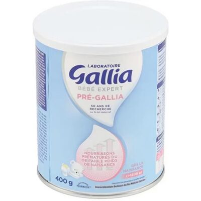 Gallia Bébé Expert Pré-Gallia 400g Lait en poudre - Publicité Gallia Bébé Expert Pré-Gallia 400g Lait en poudre - Publicité
