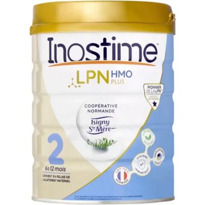 Inostime LPN HMO Plus 2ème Âge - Lait Infantile 6-12 Mois - 800g - Publicité Inostime LPN HMO Plus 2ème Âge - Lait Infantile 6-12 Mois - 800g - Publicité