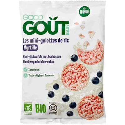 Parapharmacie en ligne > Bébé & Maman > Alimentation bébé > Repas pour bébé > Boudoirs pour bébé Good Goût Mini-Galettes de Riz à la Myrtille Dès 10 Mois Bio 40 g - Publicité Parapharmacie en ligne > Bébé & Maman > Alimentation bébé > Repas pour bébé > Boudoirs pour bébé Good Goût Mini-Galettes de Riz à la Myrtille Dès 10 Mois Bio 40 g - Publicité