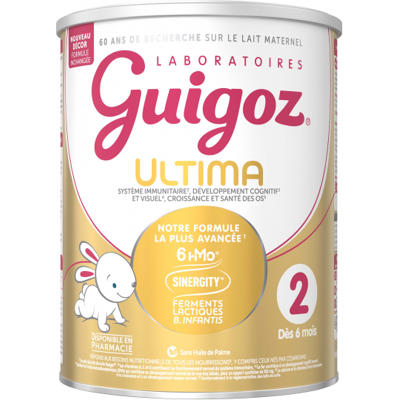 Lait pour bébé Guigoz - 6-12 mois, 780g - Convient aux bébés, Probiotique, Sans huile de palme - Publicité Lait pour bébé Guigoz - 6-12 mois, 780g - Convient aux bébés, Probiotique, Sans huile de palme - Publicité