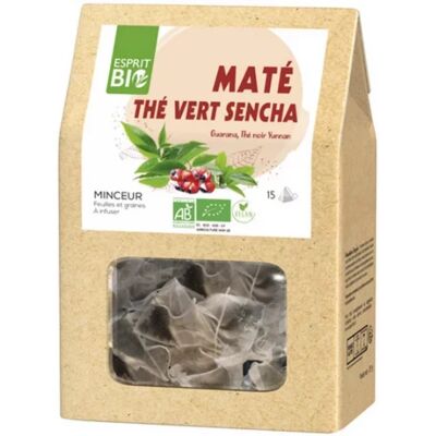 Parapharmacie en ligne > Bio & médecine naturelle > Produits de médecines naturelles > Produits de phytothérapie Esprit Bio Maté Thé Vert Sencha à Infuser Sachets x 16 - Publicité Parapharmacie en ligne > Bio & médecine naturelle > Produits de médecines naturelles > Produits de phytothérapie Esprit Bio Maté Thé Vert Sencha à Infuser Sachets x 16 - Publicité