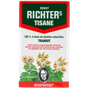 Thé aux Herbes Transit de Ernst Richter - Soutien Digestif - Publicité Thé aux Herbes Transit de Ernst Richter - Soutien Digestif - Publicité
