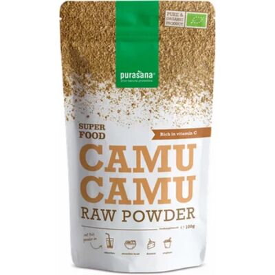 Purasana Poudre de Camu Camu - Supersaliment Bio Vitamine C - Publicité Purasana Poudre de Camu Camu - Supersaliment Bio Vitamine C - Publicité