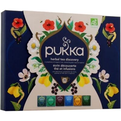 Coffret Découverte Thé Bio Pukka - 30 Sachets - Publicité Coffret Découverte Thé Bio Pukka - 30 Sachets - Publicité