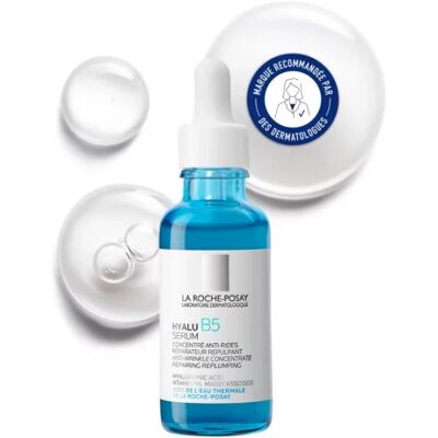 Sérum à l'Acide Hyaluronique Hyalu B5 de La Roche-Posay - Soins pour peau sensible - Publicité Sérum à l'Acide Hyaluronique Hyalu B5 de La Roche-Posay - Soins pour peau sensible - Publicité
