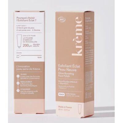 KREME Exfoliant Éclat 60ml - Masque Visage - Publicité KREME Exfoliant Éclat 60ml - Masque Visage - Publicité