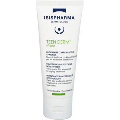 ISISPHARMA Teen Derm Hydra Hydratant - Soin apaisant peau sensible - Publicité ISISPHARMA Teen Derm Hydra Hydratant - Soin apaisant peau sensible - Publicité