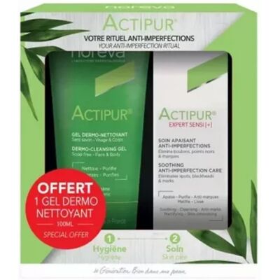 Ensemble Noreva Marque Modèle Peptides Peau Sensible - Publicité Ensemble Noreva Marque Modèle Peptides Peau Sensible - Publicité