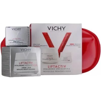 Parapharmacie en ligne > Beauté & Soins > Idées cadeaux > Coffrets Vichy Liftactiv Coffret Hyaluronic Specialist H.A. Protocole Premières Rides - Publicité Parapharmacie en ligne > Beauté & Soins > Idées cadeaux > Coffrets Vichy Liftactiv Coffret Hyaluronic Specialist H.A. Protocole Premières Rides - Publicité
