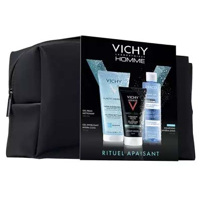 Parapharmacie en ligne > Beauté & Soins > Idées cadeaux > Cadeaux pour homme Vichy Homme Trousse Rituel Apaisant - Publicité Parapharmacie en ligne > Beauté & Soins > Idées cadeaux > Cadeaux pour homme Vichy Homme Trousse Rituel Apaisant - Publicité