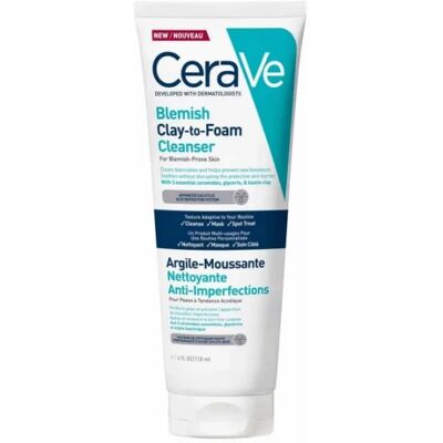 Parapharmacie en ligne > Beauté & Soins > Produits de soins du visage > Soins contre l'acné et les imperfections > Soins contre l'excès de sébum CeraVé argile-Moussante nettoyante Anti-Imperfections 118 ml - Publicité Parapharmacie en ligne > Beauté & Soins > Produits de soins du visage > Soins contre l'acné et les imperfections > Soins contre l'excès de sébum CeraVé argile-Moussante nettoyante Anti-Imperfections 118 ml - Publicité