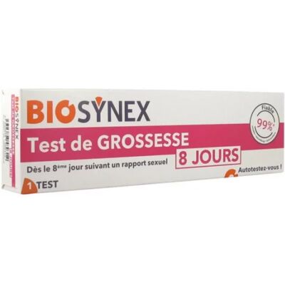Parapharmacie en ligne > Bébé & Maman > Produits pour maman > Produits pour conception et grossesse > Tests de grossesse Biosynex Test de Grossesse 8 Jours - Publicité Parapharmacie en ligne > Bébé & Maman > Produits pour maman > Produits pour conception et grossesse > Tests de grossesse Biosynex Test de Grossesse 8 Jours - Publicité