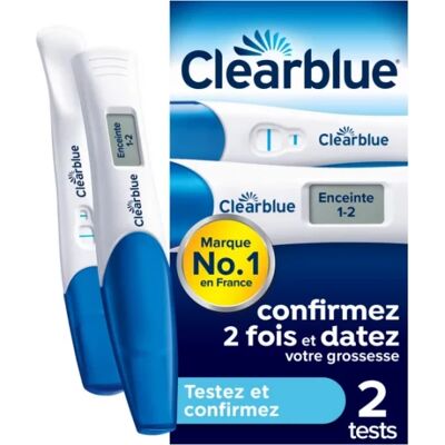 Parapharmacie en ligne > Bébé & Maman > Produits pour maman > Produits pour conception et grossesse > Tests de grossesse Clearblue Test de Grossesse Testez et Confirmez x 2 - Publicité Parapharmacie en ligne > Bébé & Maman > Produits pour maman > Produits pour conception et grossesse > Tests de grossesse Clearblue Test de Grossesse Testez et Confirmez x 2 - Publicité
