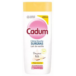 Parapharmacie en ligne > Hygiène & Premiers soins > Produits pour Douche et Bain Cadum Crème Douche Surgras Lait de Vanille 450 ml - Publicité Parapharmacie en ligne > Hygiène & Premiers soins > Produits pour Douche et Bain Cadum Crème Douche Surgras Lait de Vanille 450 ml - Publicité