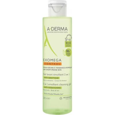 A-Derma Exomega Gel Douceur Lavant - Gel Lavant - Publicité A-Derma Exomega Gel Douceur Lavant - Gel Lavant - Publicité