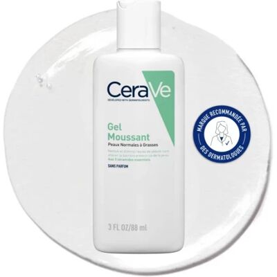 CeraVe Nettoyant Moussant pour le Visage - 88ml - Publicité CeraVe Nettoyant Moussant pour le Visage - 88ml - Publicité