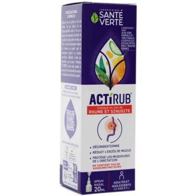 Parapharmacie en ligne > Hygiène & Premiers soins > Produits d'hygiène pour le nez Actirub Spray Nasal 20 ml - Publicité Parapharmacie en ligne > Hygiène & Premiers soins > Produits d'hygiène pour le nez Actirub Spray Nasal 20 ml - Publicité