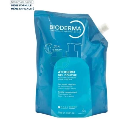 Bioderma Atoderm Gel Douche Doux - Peau Sensible - 1000ml - Publicité Bioderma Atoderm Gel Douche Doux - Peau Sensible - 1000ml - Publicité