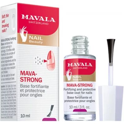 Base Fortifiante Mava-Strong - Base Coat pour Ongles Fins et Fragiles - Publicité Base Fortifiante Mava-Strong - Base Coat pour Ongles Fins et Fragiles - Publicité