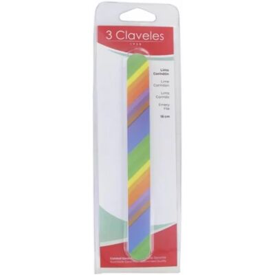 Parapharmacie en ligne > Beauté & Soins > Produits de soins du corps > Produits pour ongles et coutellerie 3 Claveles Lime à Ongles Corindon Fantaisie 18 cm - Publicité Parapharmacie en ligne > Beauté & Soins > Produits de soins du corps > Produits pour ongles et coutellerie 3 Claveles Lime à Ongles Corindon Fantaisie 18 cm - Publicité