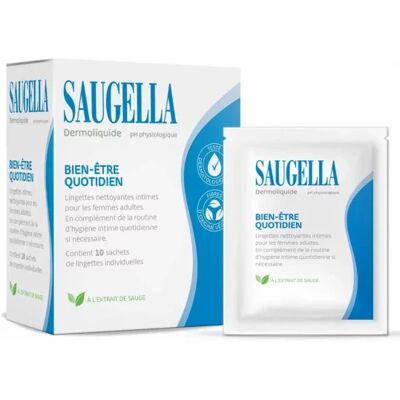 Parapharmacie en ligne > Hygiène & Premiers soins > Produits d'hygiène intime > Produits de toilettes et soins intimes Saugella Dermoliquide Lingettes nettoyantes intimes x 10 - Publicité Parapharmacie en ligne > Hygiène & Premiers soins > Produits d'hygiène intime > Produits de toilettes et soins intimes Saugella Dermoliquide Lingettes nettoyantes intimes x 10 - Publicité