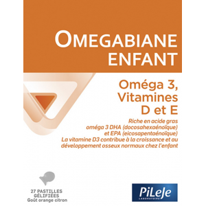 Pileje Omegabiane Enfant 27 Gummies Oméga-3 - Publicité Pileje Omegabiane Enfant 27 Gummies Oméga-3 - Publicité