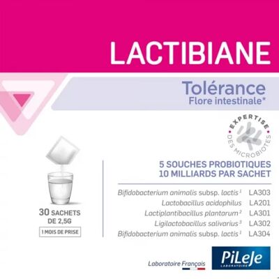 Lactibiane Tolerance de Pileje - Complément Alimentaire - Publicité Lactibiane Tolerance de Pileje - Complément Alimentaire - Publicité