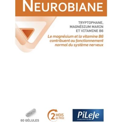 Pileje Neurobiane 60 capsules - Complément pour humeur et relaxation - Publicité Pileje Neurobiane 60 capsules - Complément pour humeur et relaxation - Publicité