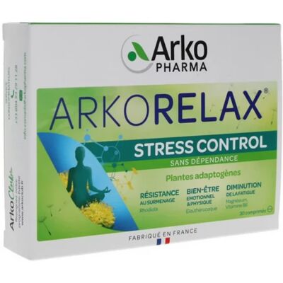 Arkopharma Arkorelax Contrôle du Stress - Complément Alimentaire - Publicité Arkopharma Arkorelax Contrôle du Stress - Complément Alimentaire - Publicité
