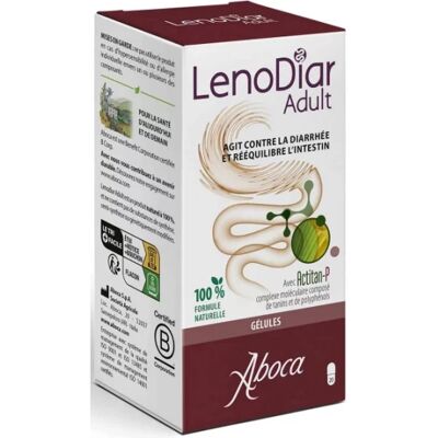 Parapharmacie en ligne > Compléments alimentaires > Compléments alimentaires pour la digestion et au transit Aboca Lenodiar Adult Gélules x 20 - Publicité Parapharmacie en ligne > Compléments alimentaires > Compléments alimentaires pour la digestion et au transit Aboca Lenodiar Adult Gélules x 20 - Publicité