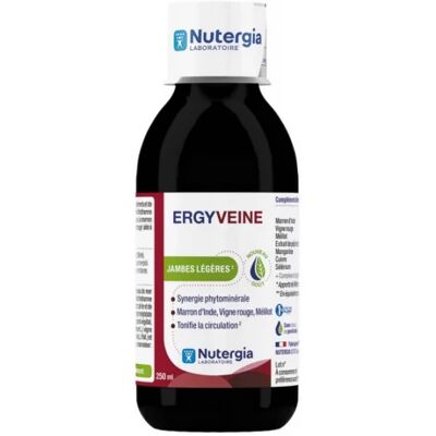 Nutergia Ergveine - Complément pour les veines 250ml - Publicité Nutergia Ergveine - Complément pour les veines 250ml - Publicité
