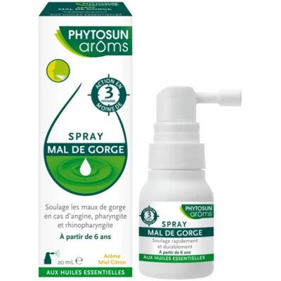 Parapharmacie en ligne > Compléments alimentaires > Compléments Alimentaires ORL Phytosun Arôms Spray Mal de Gorge 20 ml - Publicité Parapharmacie en ligne > Compléments alimentaires > Compléments Alimentaires ORL Phytosun Arôms Spray Mal de Gorge 20 ml - Publicité