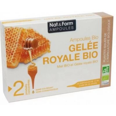 Ampoules de Gelée Royale Bio - Complément Alimentaire - Publicité Ampoules de Gelée Royale Bio - Complément Alimentaire - Publicité