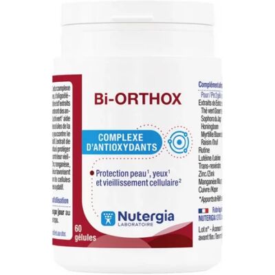 NUTERGIA Bi-ORTHOX - Complément alimentaire pour la protection cellulaire - Publicité NUTERGIA Bi-ORTHOX - Complément alimentaire pour la protection cellulaire - Publicité