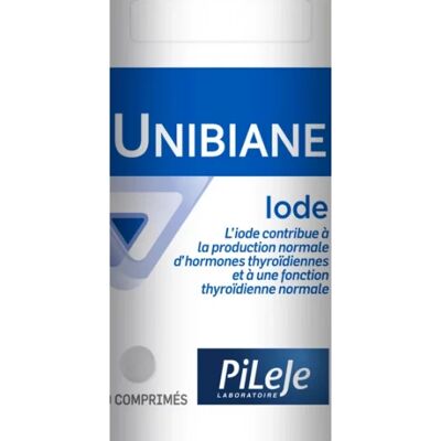 PiLeJe Unibiane Iode 120 Comprimés - Soutien thyroïdien - Publicité PiLeJe Unibiane Iode 120 Comprimés - Soutien thyroïdien - Publicité