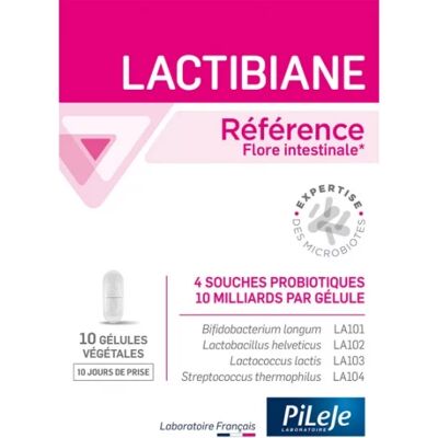 Pileje Lactibiane Reference 10U - Supplément probiotique avancé pour la santé intestinale - Publicité Pileje Lactibiane Reference 10U - Supplément probiotique avancé pour la santé intestinale - Publicité