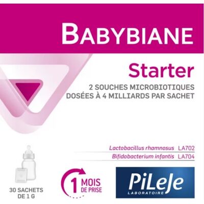 Soulagement des coliques Babybiane Starter 30 enveloppes - Complément alimentaire - Publicité Soulagement des coliques Babybiane Starter 30 enveloppes - Complément alimentaire - Publicité