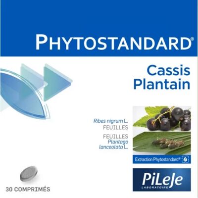 Pileje Marque Phytostandard Cassis et Plantain - Complément Alimentaire - Publicité Pileje Marque Phytostandard Cassis et Plantain - Complément Alimentaire - Publicité