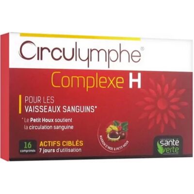 Sante Verte Circulymphe Complexe H 16 Comprimés - Complément alimentaire - Publicité Sante Verte Circulymphe Complexe H 16 Comprimés - Complément alimentaire - Publicité