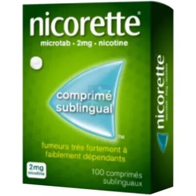 Médicaments sans ordonnance > Médicaments pour le sevrage tabagique Nicorette Microtab 3 mg Comprimés à sucer x 100 - Publicité Médicaments sans ordonnance > Médicaments pour le sevrage tabagique Nicorette Microtab 3 mg Comprimés à sucer x 100 - Publicité