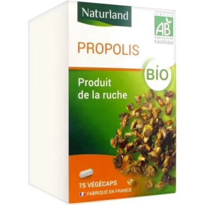 Naturland Propolis Bio 75 Végécaps - Complément alimentaire - Publicité Naturland Propolis Bio 75 Végécaps - Complément alimentaire - Publicité
