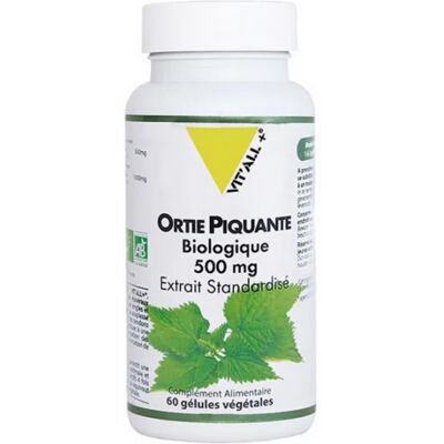 Vitall+ Ortie Piquante Biologique 500mg Gélules Végétales - Complément Alimentaire - Publicité Vitall+ Ortie Piquante Biologique 500mg Gélules Végétales - Complément Alimentaire - Publicité